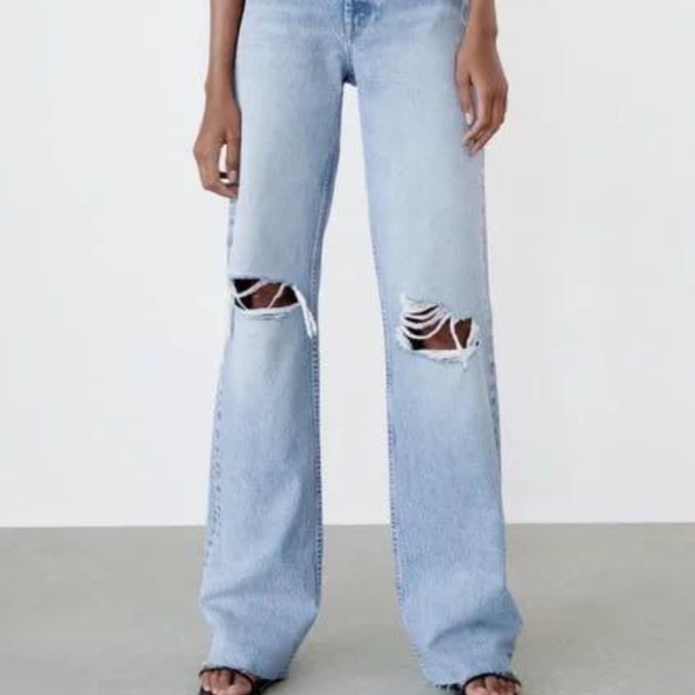 Zara straight leg jeans